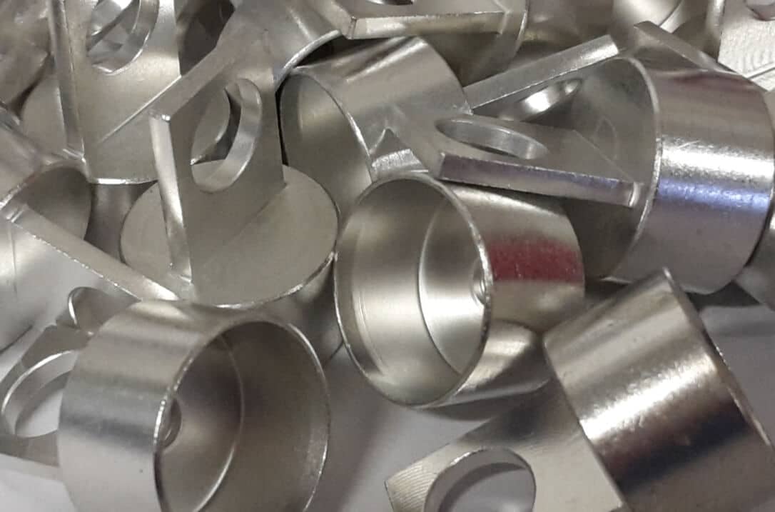 Bright tin plated components
