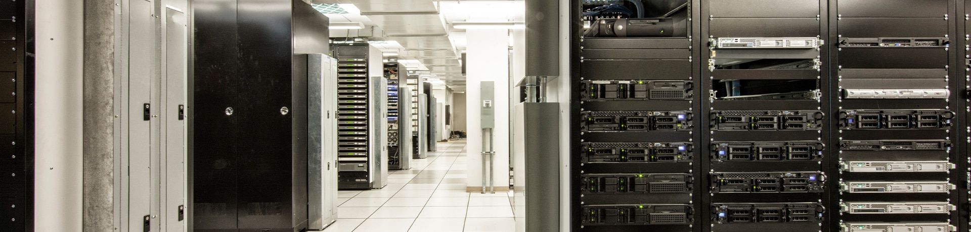 A data centre full of servers - busbar plating for data centres