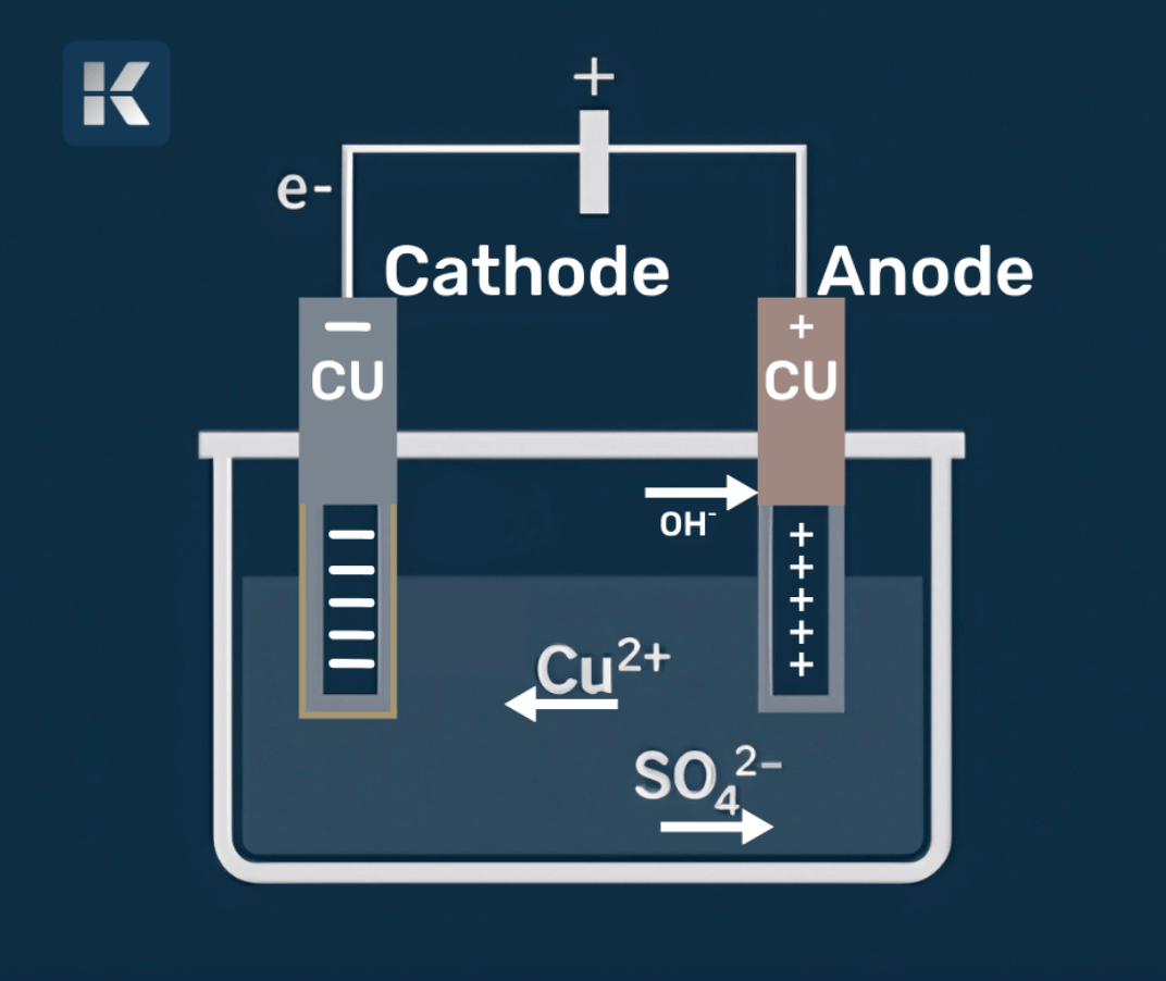 Electroplating process diagram
