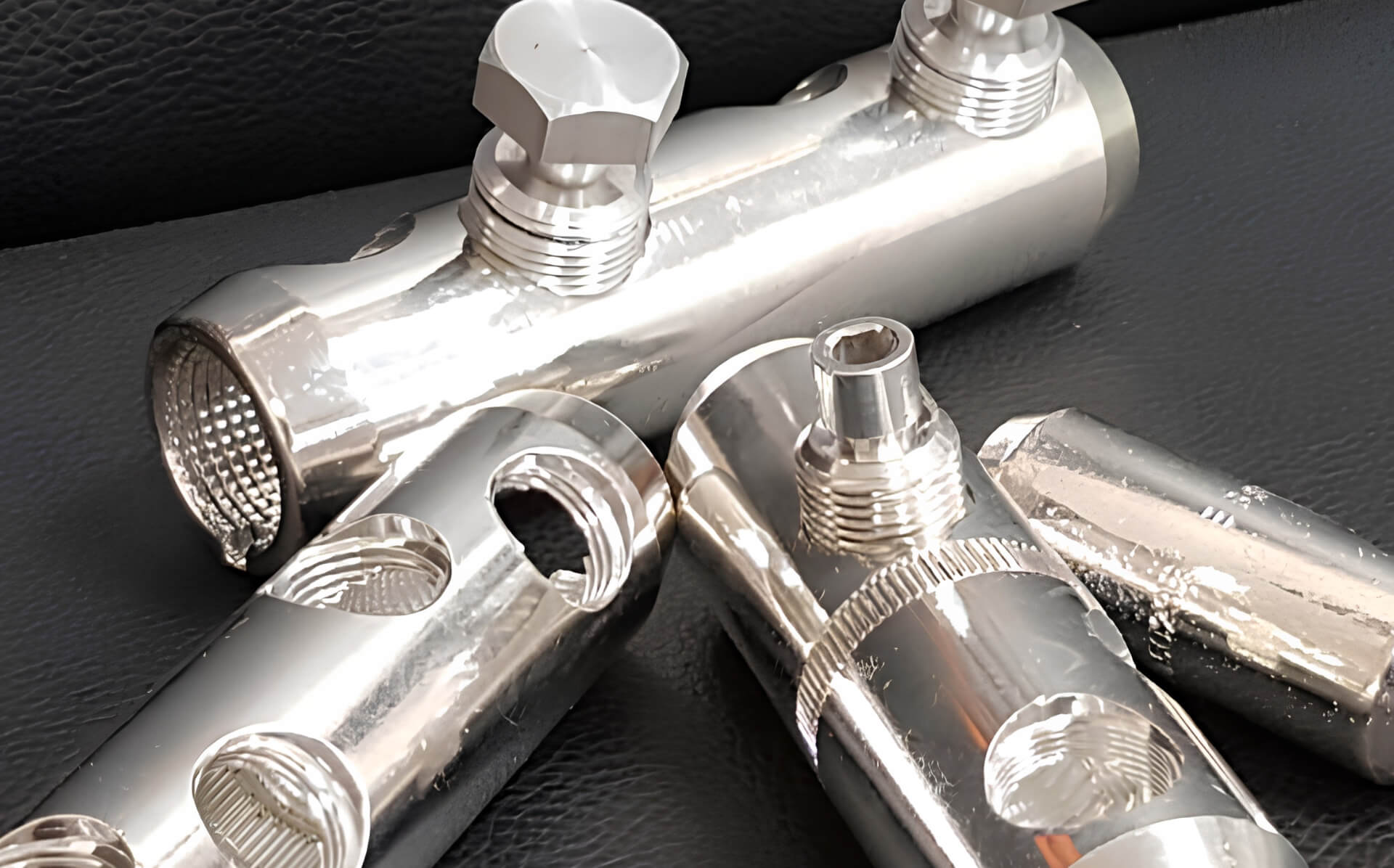 Tin plated aluminium cable connectors